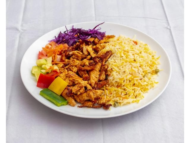 4- Chicken Shawarma Plate.