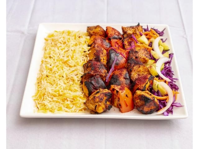 6- Chicken Kabab Plate.